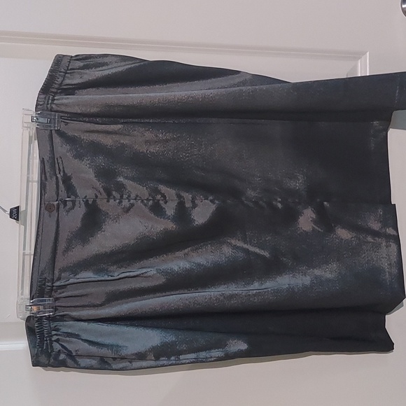 Dana Kay Gray Mettalic Jacket and Skirt Set - Picture 5 of 5